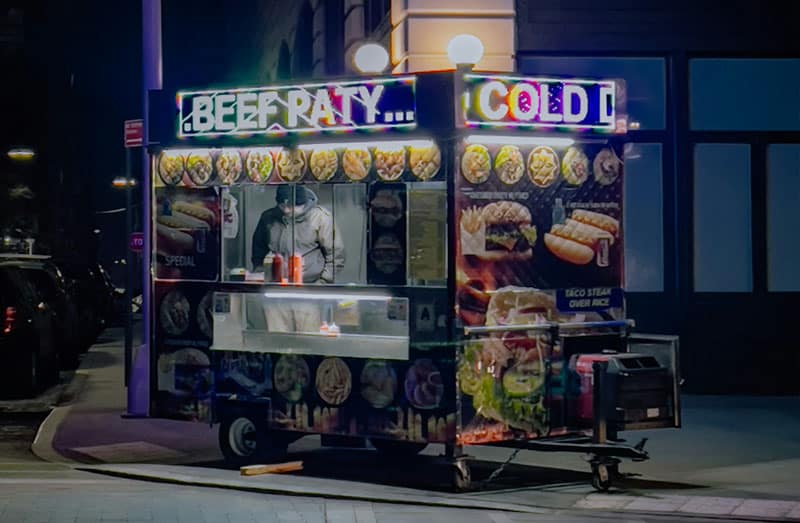 Beef patty trailer